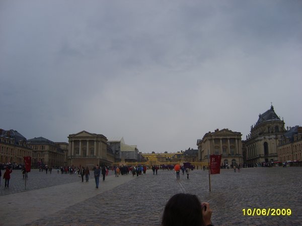 The front of Versailles