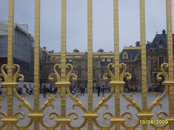 Golden gate of Versailles