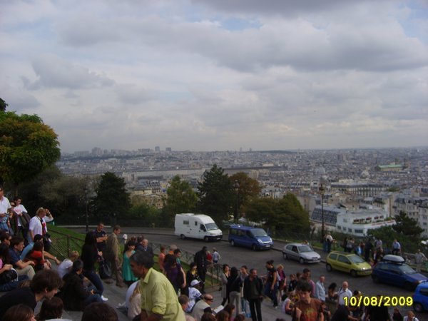 Overlook of Paris from Montmartre