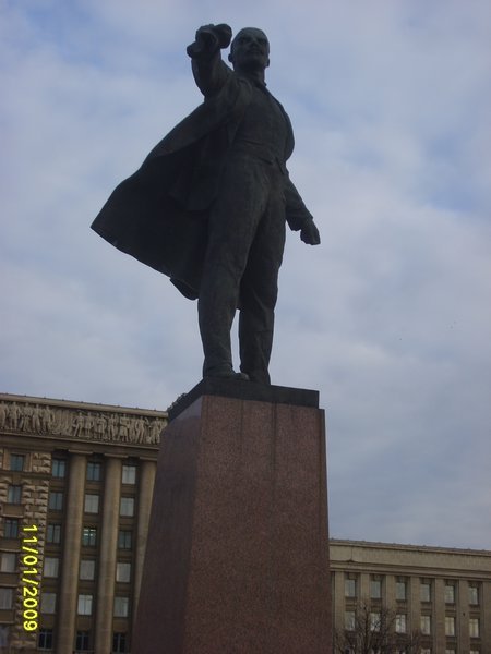 Lenin statue...he's everywhere