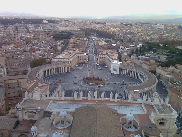 Vatican City from St. Peters Cupola