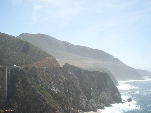 The road and Cliff