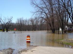 Indiana was flooded