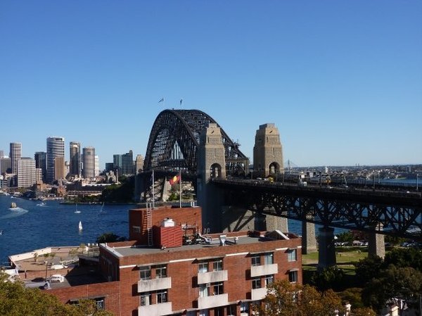 Sydney Harbour Bridge during the day