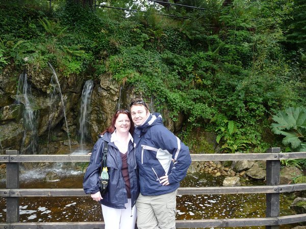 Andy & I in the gardens at Blarney Castle