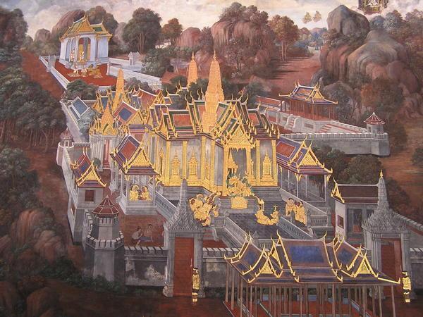 A Newly Restored Mural at the Grand Palace