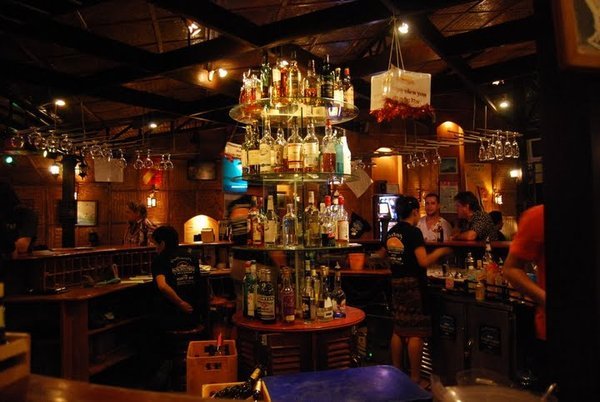 The bar I took Mr. Rose to in Vientiane