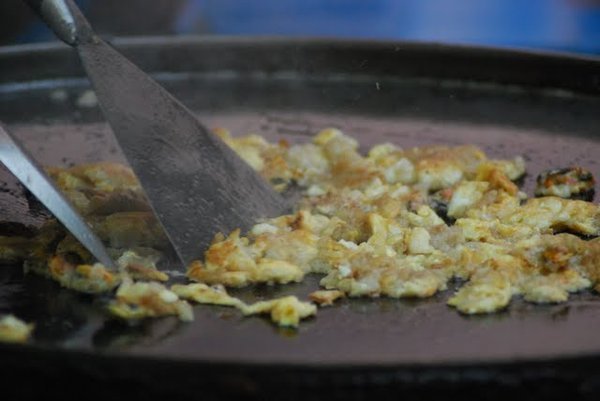 Cooking up delicious mussel pancakes