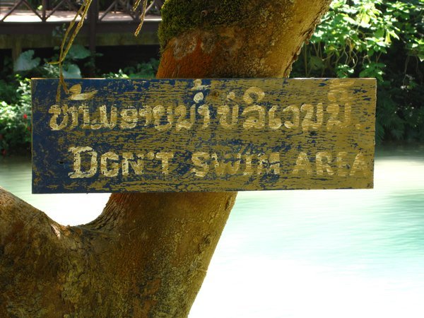 Don't Swim Here! 