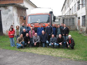GROUP PHOTO AT OUR HOMESTAY IN KUTAISI