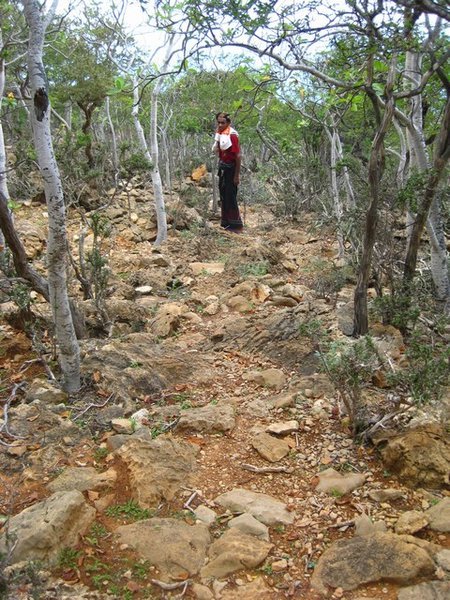 path down from Hauq cave
