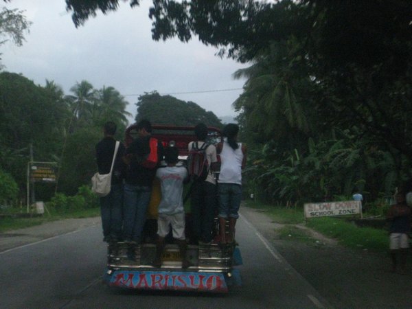 a very full jeepney!