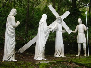 Stations of the cross path