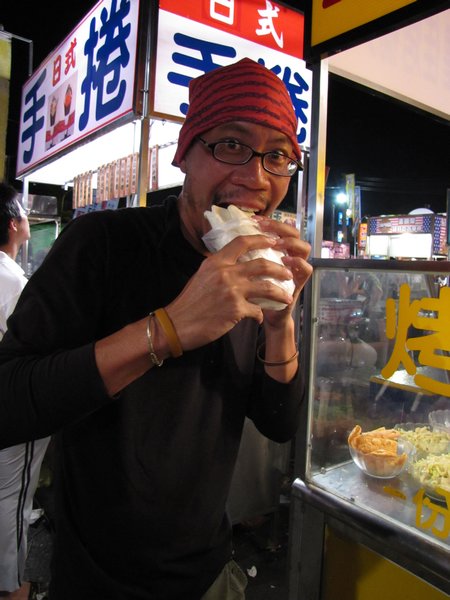 chow time at the night market