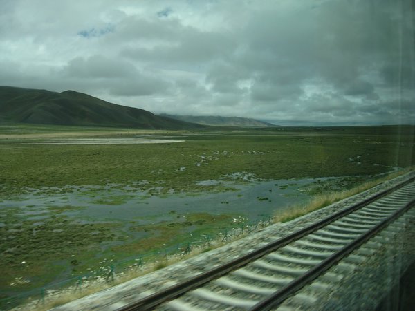 Lhasa to Xian train scenery