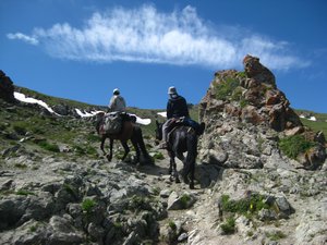 Song Kul horseback trek day 2