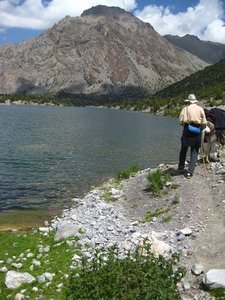 Alaudin pass and lakes