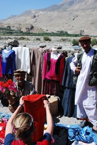 Ishkashim Afghan market