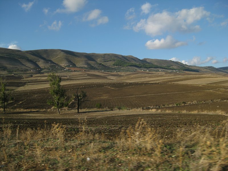 scenery on drive to Tabarka