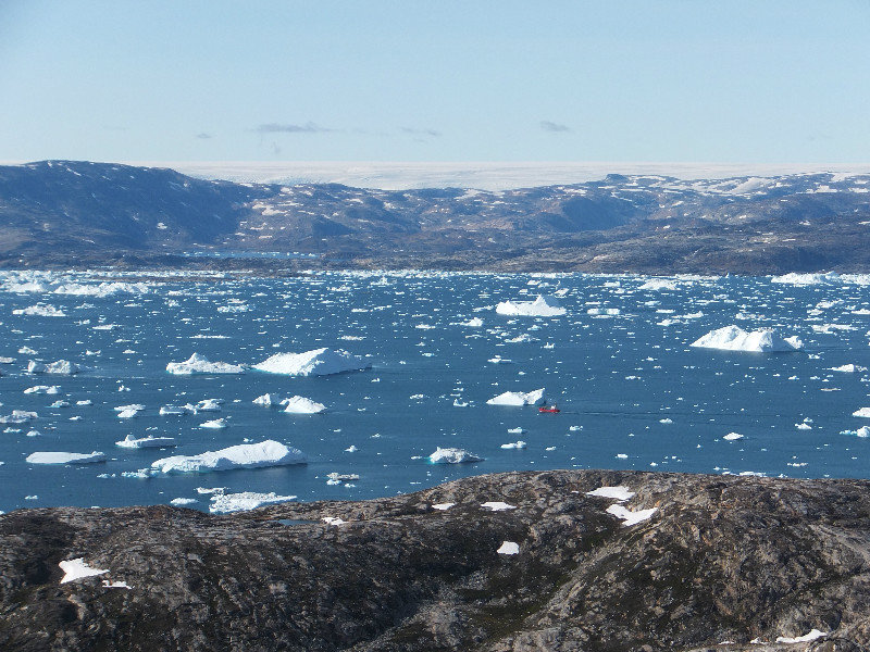 view of Sermilik fjord 