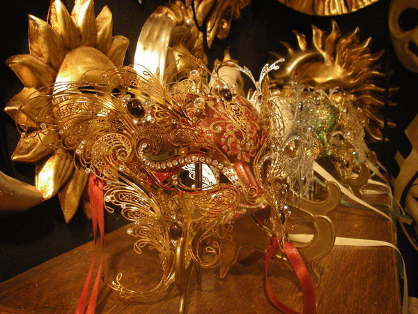 intricate venetian mask