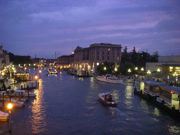 canal at night