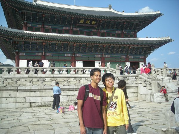 Wth Kiwoong, my language exchange partner and good friend