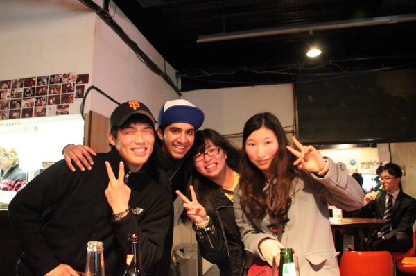 Korean friends in Tokyo