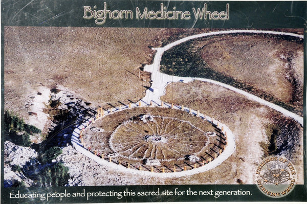 Arial view of Medicine Wheel