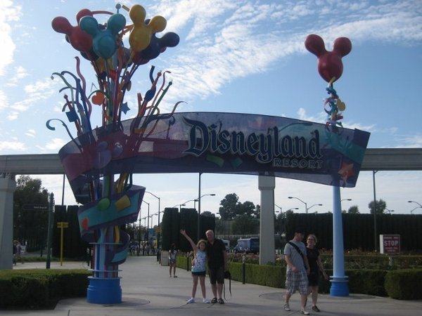 Entrance to Disneyland