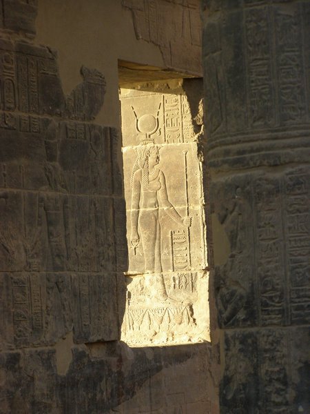 Artwork at Philae Temple
