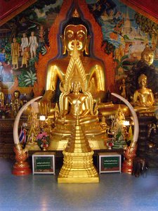 Thai temple - worshiping station