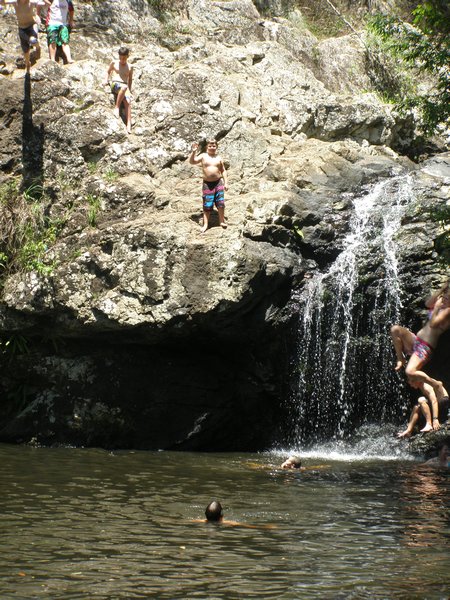 Rock pool of Kondalilla Falls