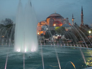 Hagia Sophia @ night.