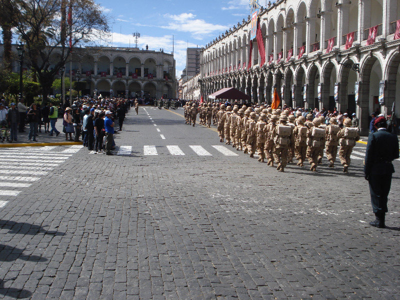 Plaza de Armas parade