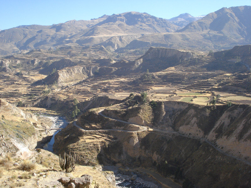 Valley on the way to Colca