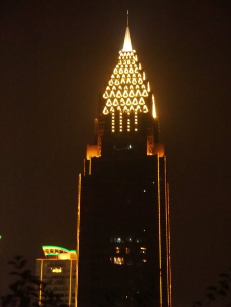 A nightview of the big tower