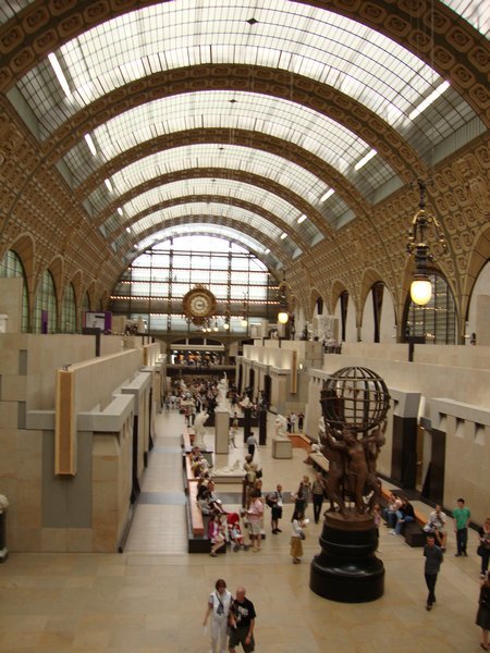 Inside the Musee D'Orsay