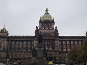 National Museum and statue of St. Wenceslas