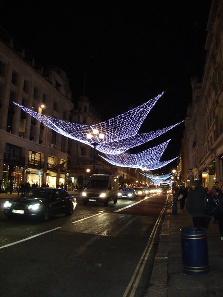 Lights in downtown London