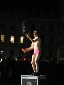 Street performer in Covent Garden