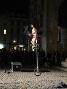 Street performer in Covent Garden