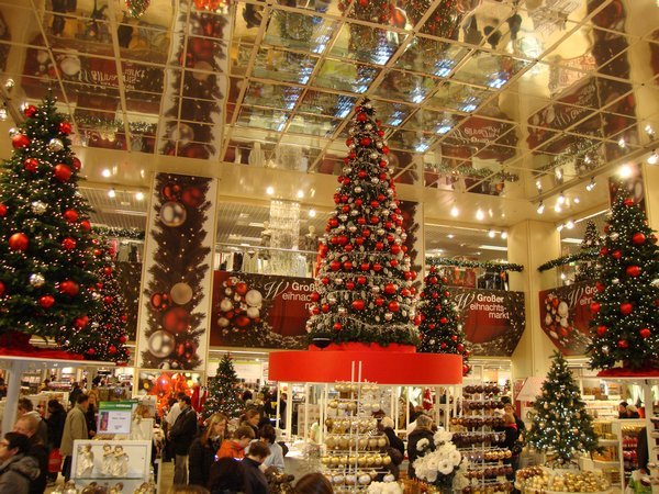 Inside their big department store