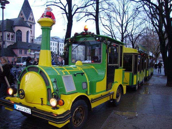 Train around the Christmas Markets