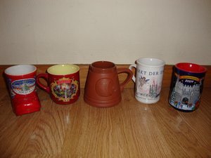 The mugs from all the Christmas Markets in Cologne