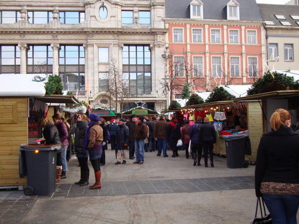 Antwerp Christmas market in the Groenplaats