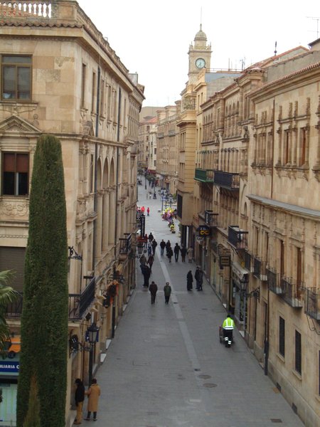 Day 1 - View from our hotel in Salamanca 