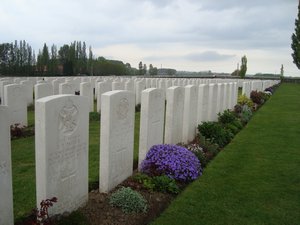 Tyne Cot Cemetery in Ypres