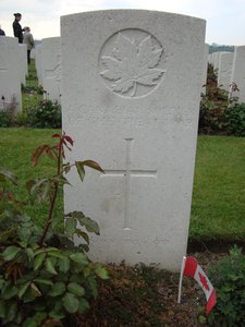 Canadian grave from WWI