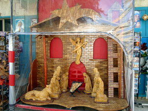 Bethlehem - Olive wood nativity